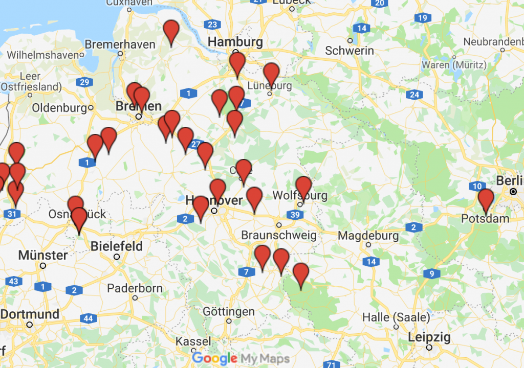 Mass-schneider-niedersachsen-Verein-Damenschneider-Herrenschneider-Karte-Kontakte
