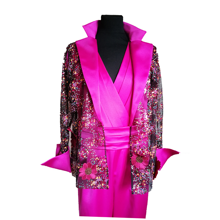 Pink jumpsuit-II